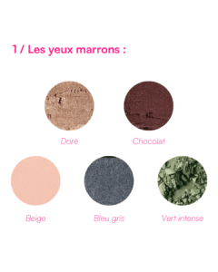 maquillage yeux marrons