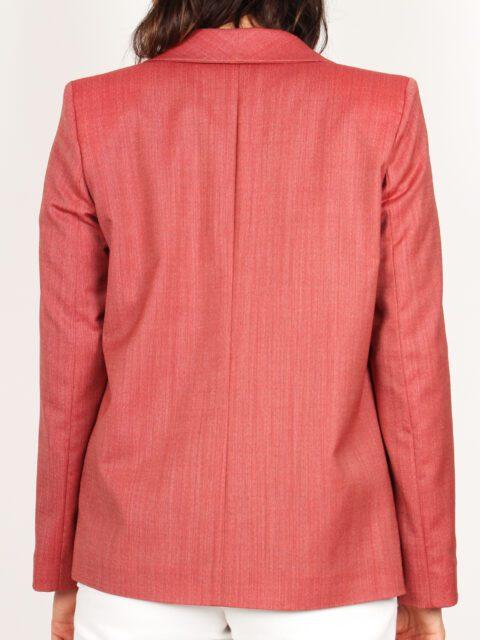 veste de tailleur femme corail en laine atode