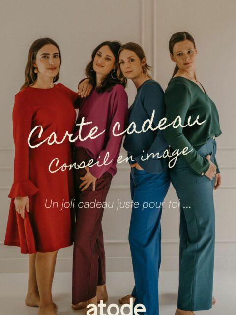 Bon cadeau relooking ATODE Conseil en image