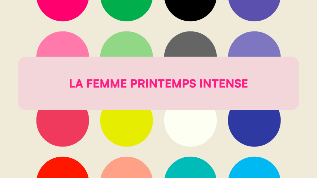 FEMME PRINTEMPS INTENSE ATODE Conseil en image