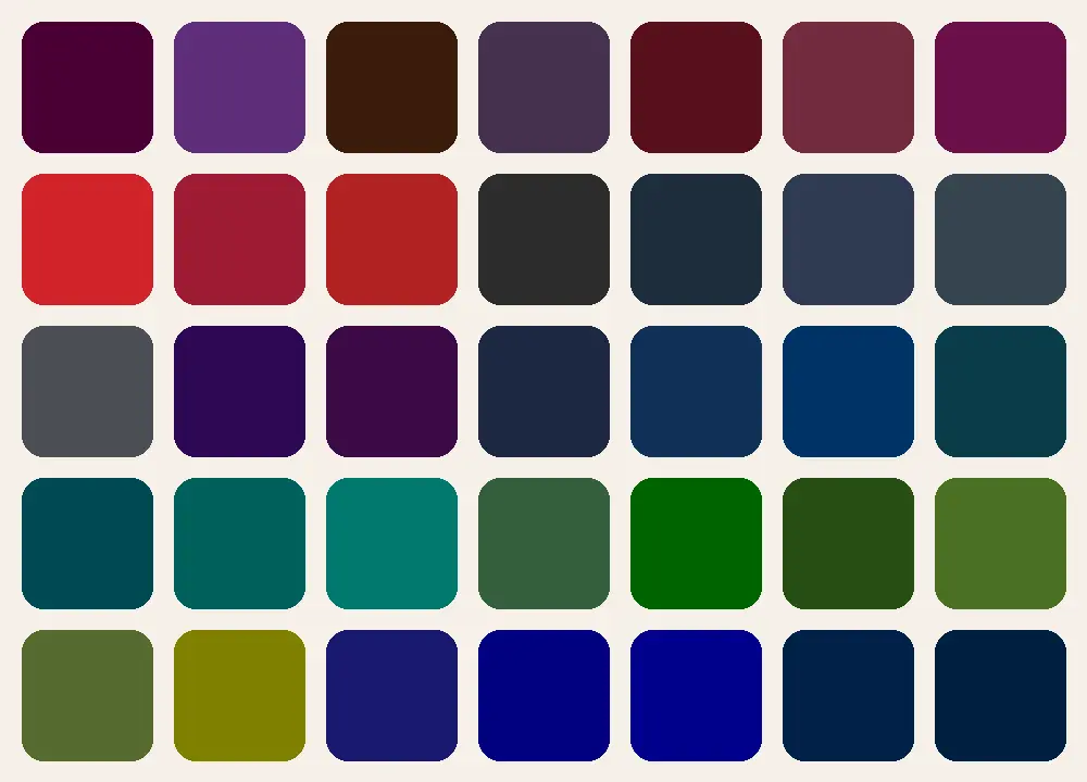 colorimétrie Hiver profond