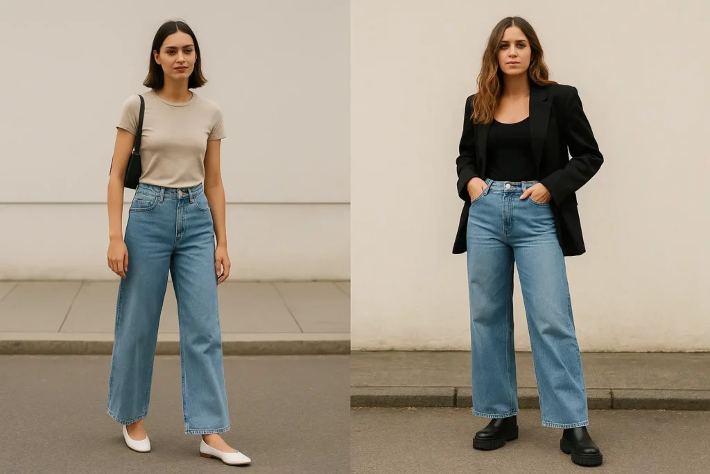 Quelles chaussures porter avec un jean large