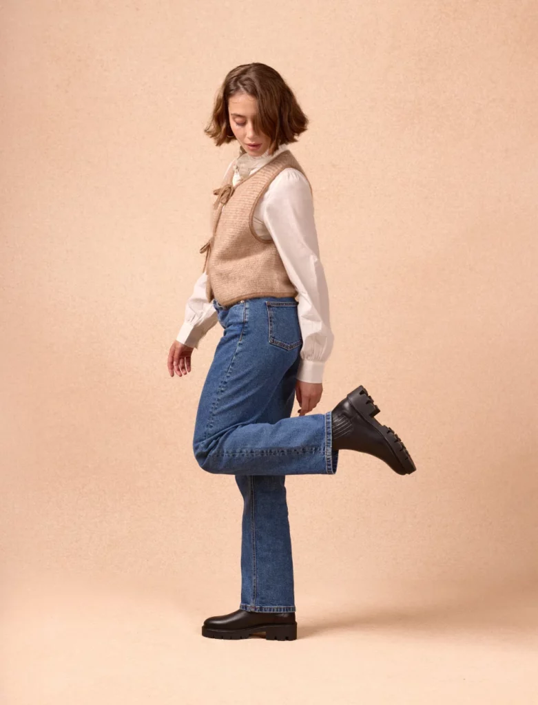 Quelles chaussures porter avec un jean large