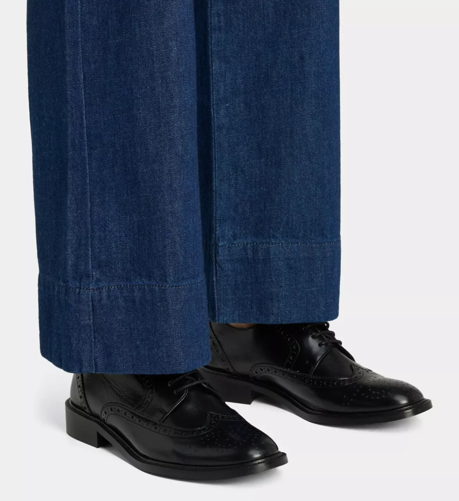 Quelles chaussures porter avec un jean large