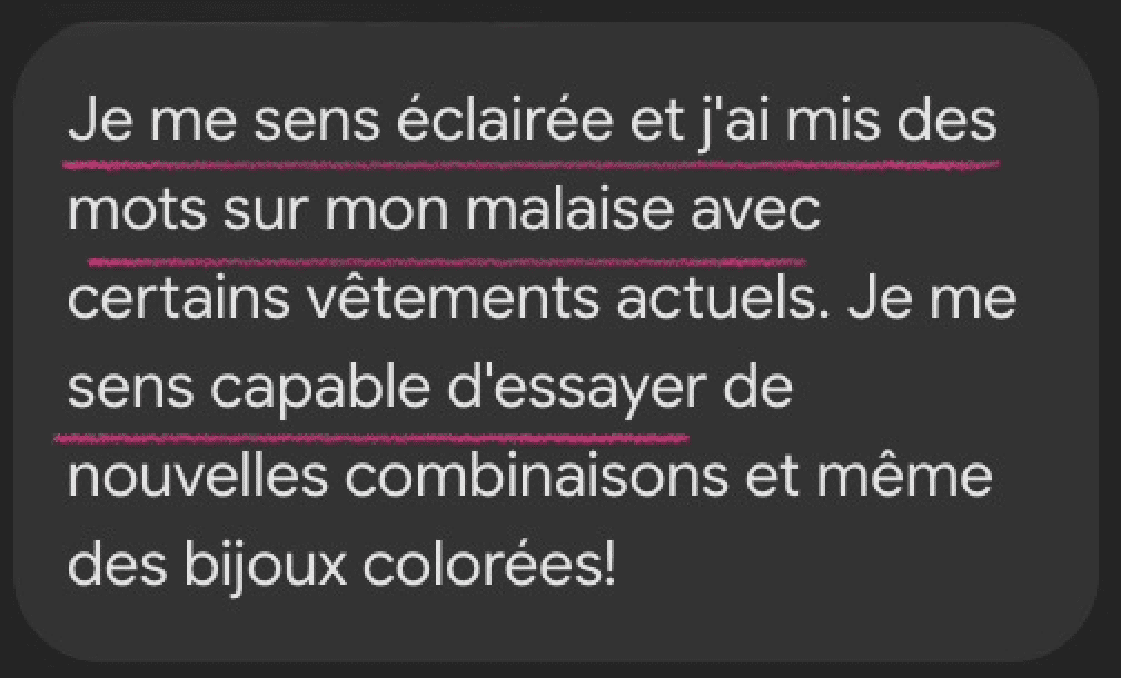 avis clientes ateliers transitions de vie